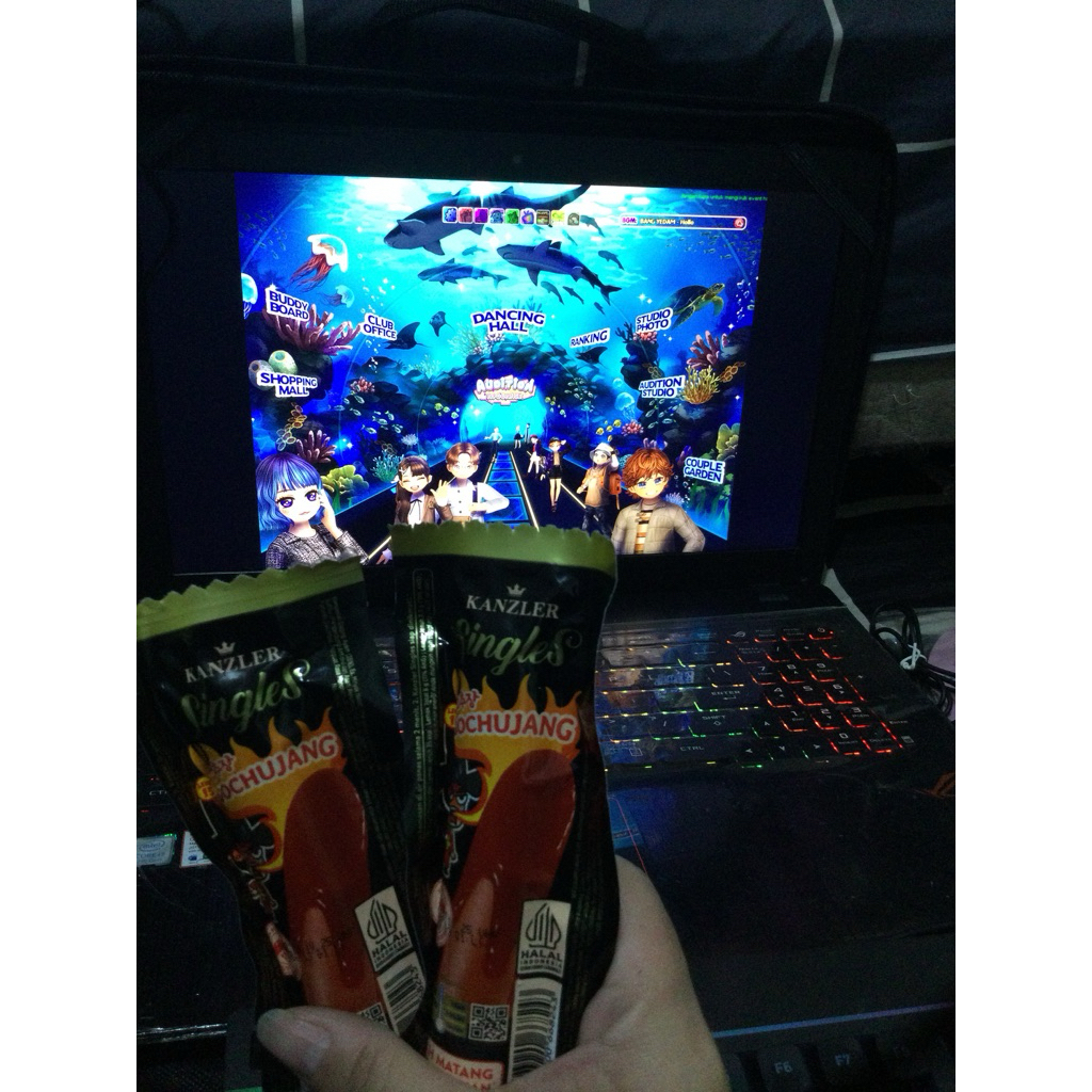 LAPTOP ROG STRIX VL553D RAM16GB GTX 1050Ti