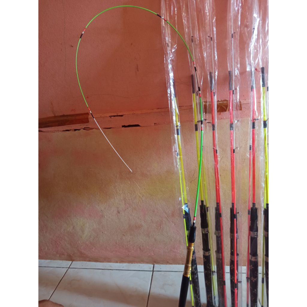 joran lentur sambung dua fiber telkom ukuran 175cm