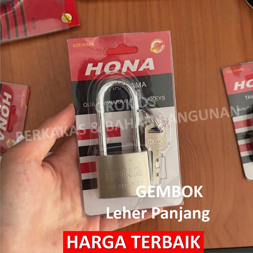 Gembok Kuat Murah ada Ukuran Kecil Besar