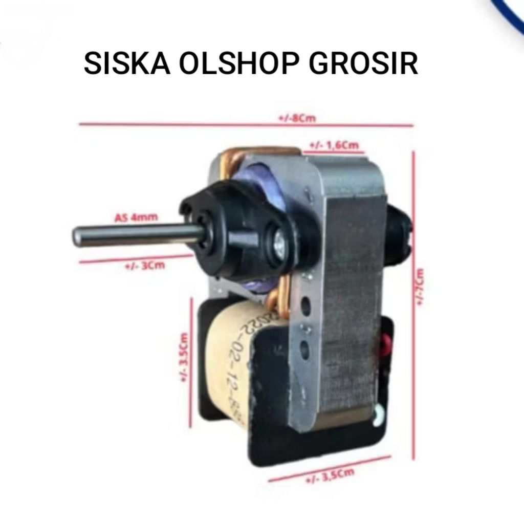 DINAMO KIPAS ANGIN KARAKTER  /  DINAMO KIPAS ANGIN KECIL 6 / 8 INCH