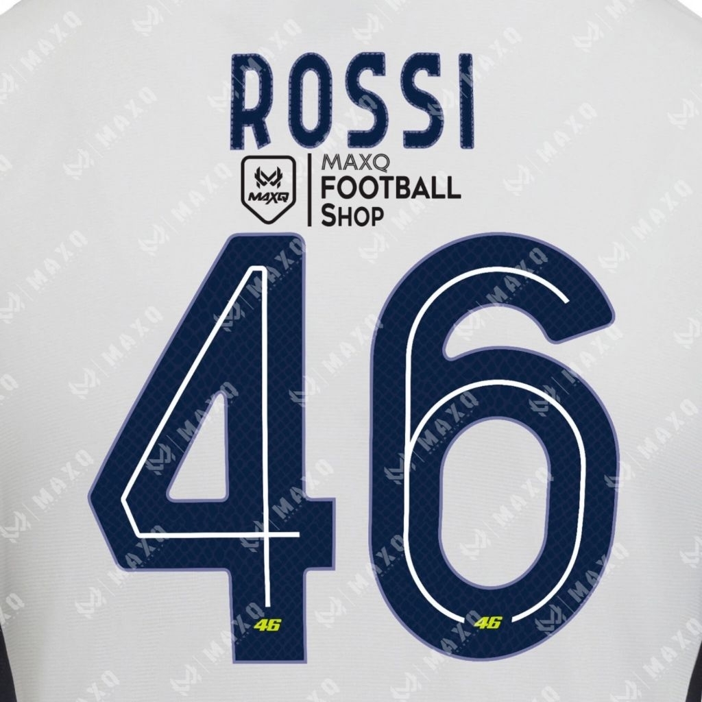 NAMESET VALENTINO ROSSI 46 FOR JERSEY INTERMILANNOO 2024 2025 SPECIAL VR46