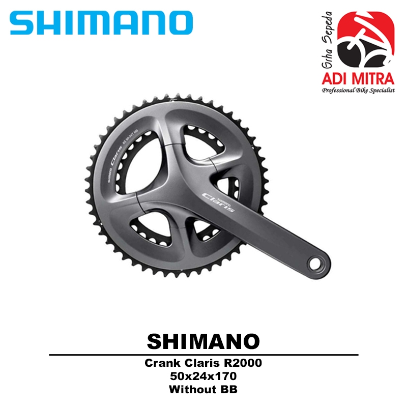 Shimano Claris EFC-R2000 Double Without BB Crank Sepeda