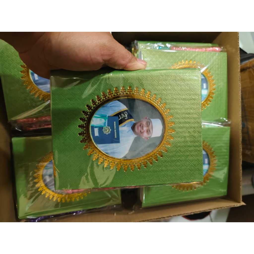 Cetak Buku Yasin Hard Cover Foto 136 halaman art paper free tasbih