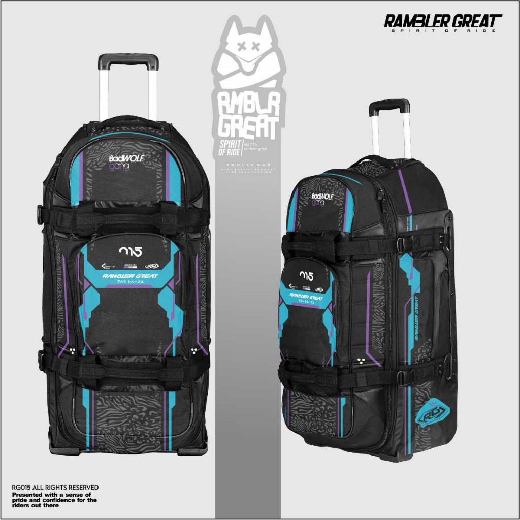 TROLLEY BAG TRAIL MOTOCROSS TROLY BAG TAS KOPER PERLENGKAPAN BALAP