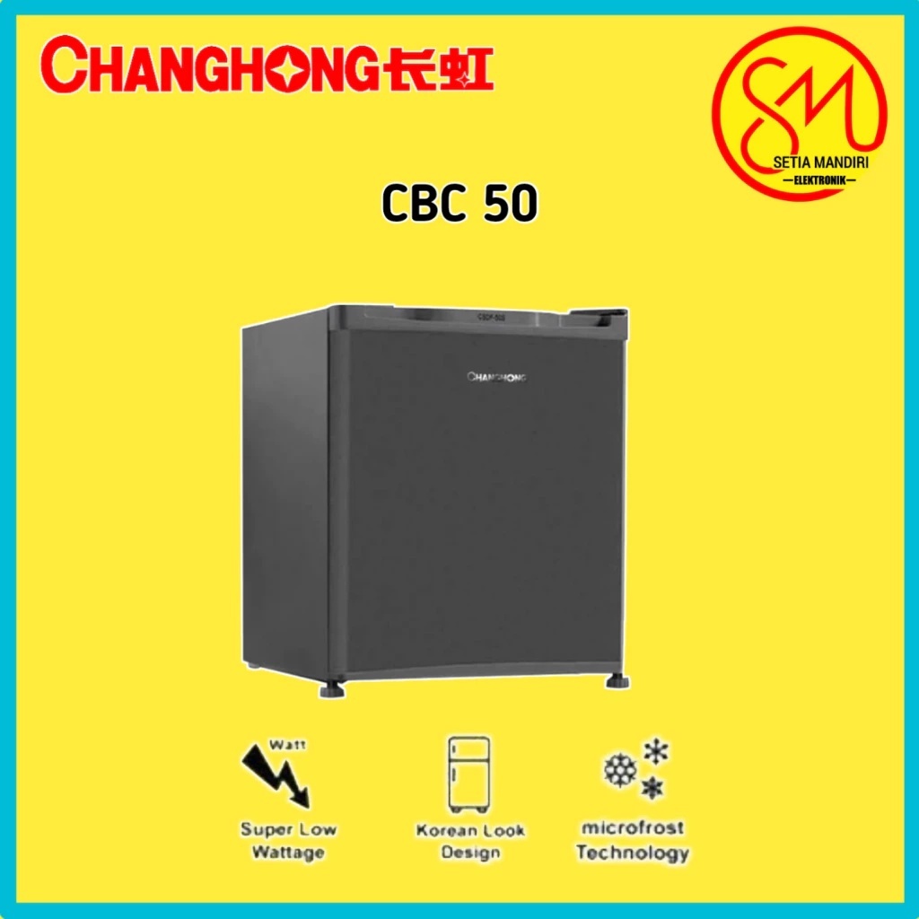 Kulkas Mini Portable 46L 50L Mini Bar CHANGHONG & POLYTRON - CBC50 - PRH 51R 51X
