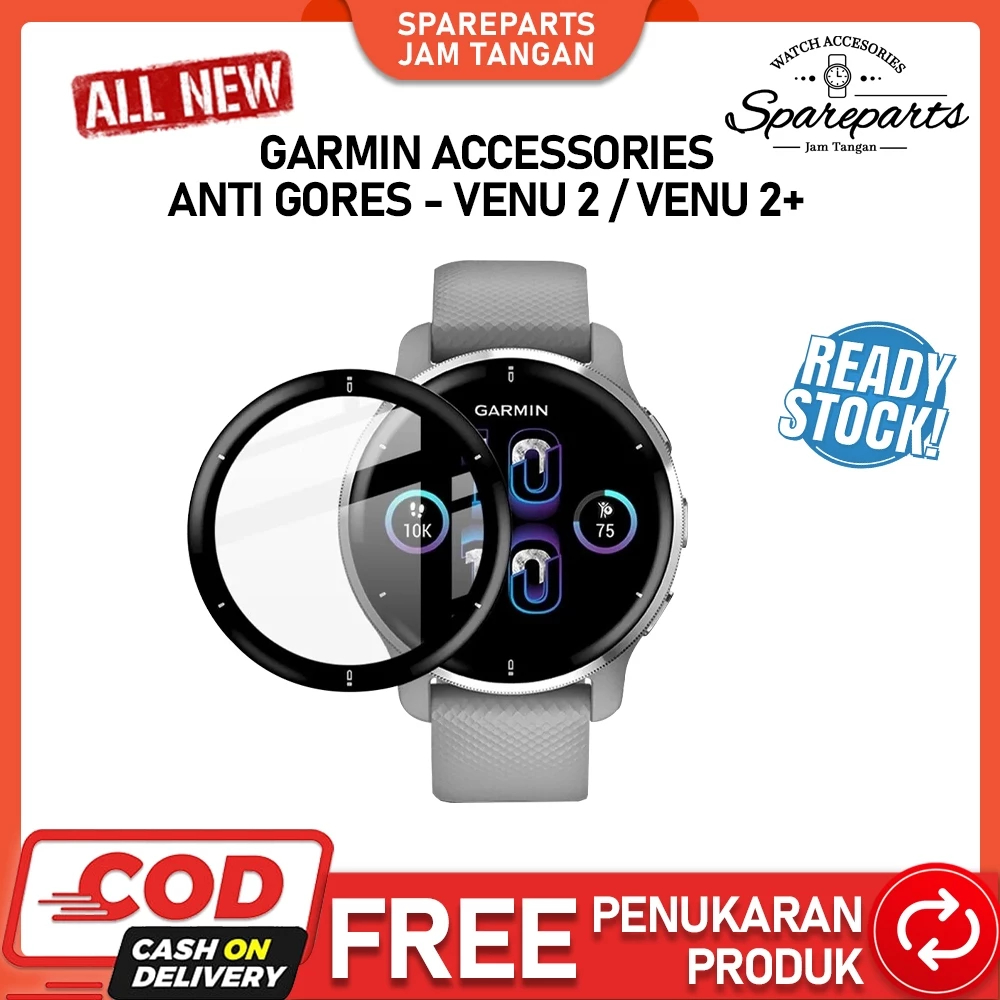 Anti Gores Garmin Venu 2 Plus Venu 2+ Antigores LCD Screen Protector Venu 2 Plus Venu 2+