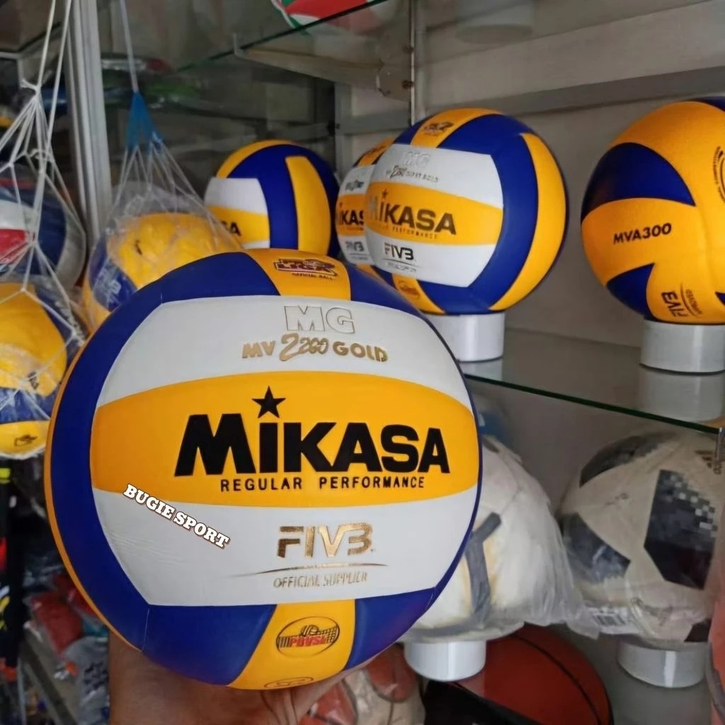 Bola voli mikasa super gold mv2200 original - bola voli mikasa original supergold-bola voli original