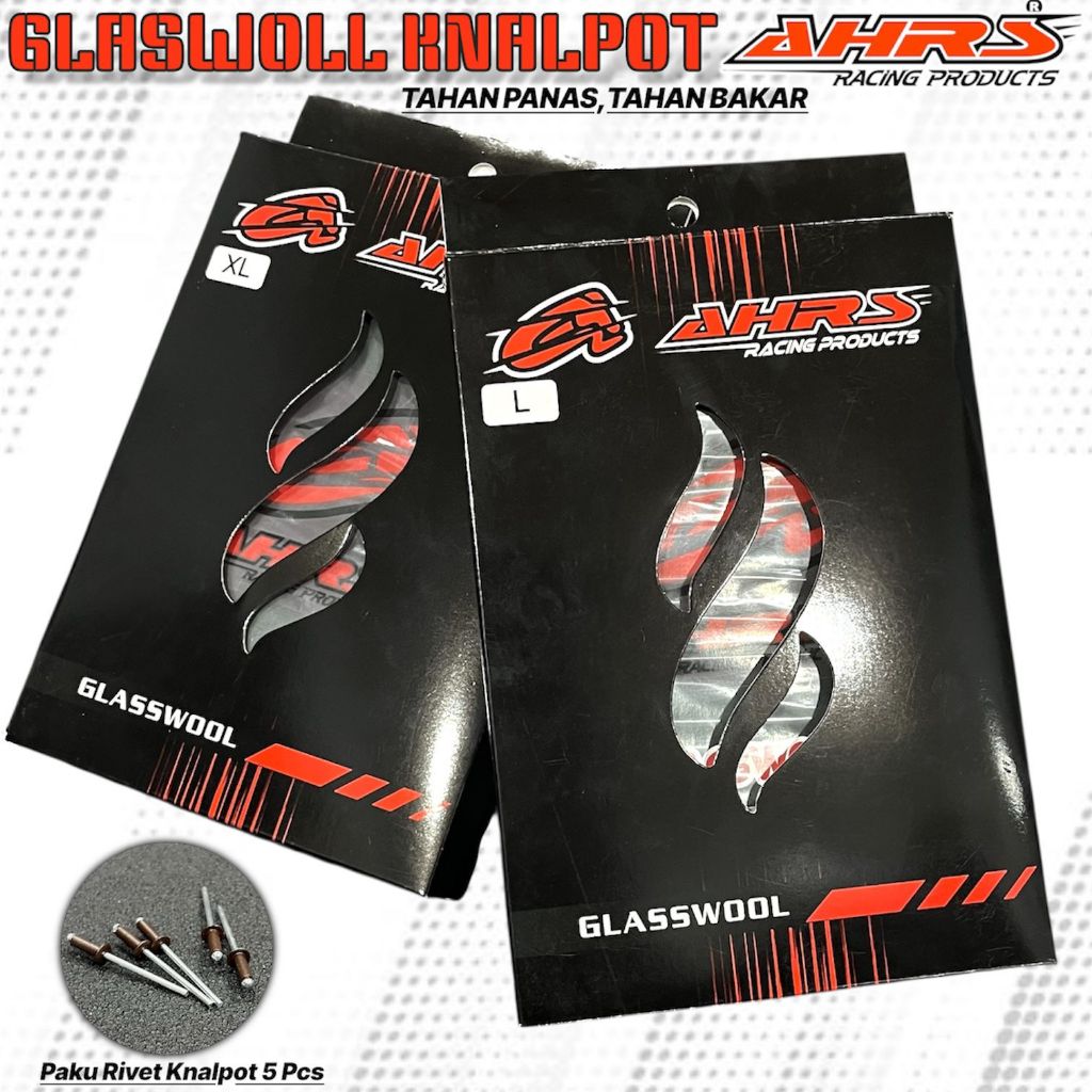 AHRS Glaswool Knalpot Motor Anti Bakar Anti Panas Fiber Lemas Import Serat Putih Ukuran Jumbo 22x30 