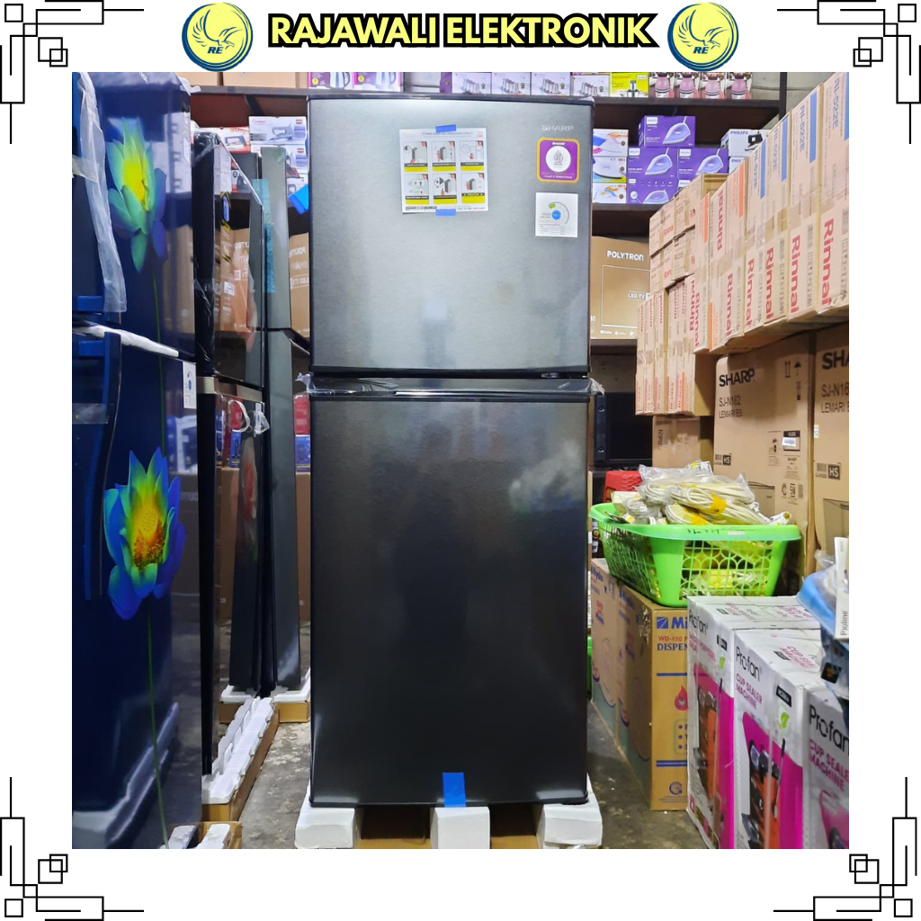 INSTANT READY Kulkas Sharp 2 Pintu SJ 236MN HS Sharp 205 Liter Kulkas Low watt Kulkas Sharp