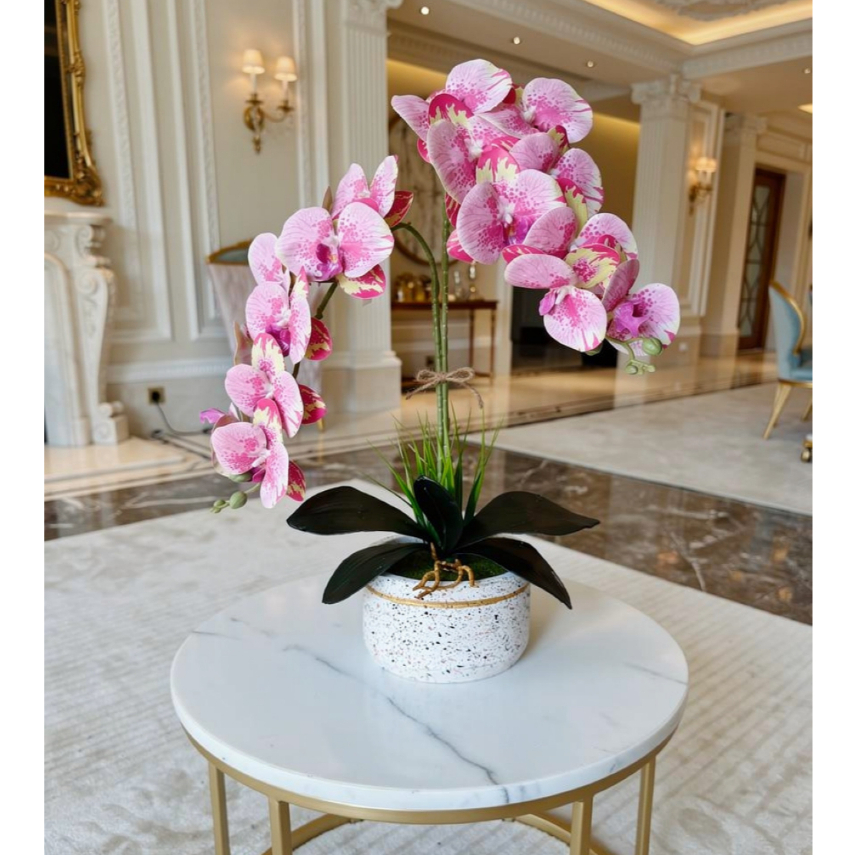 Bijinasi Bunga Anggrek Latex Artificial Jumbo / Anggrek Latex Jumbo