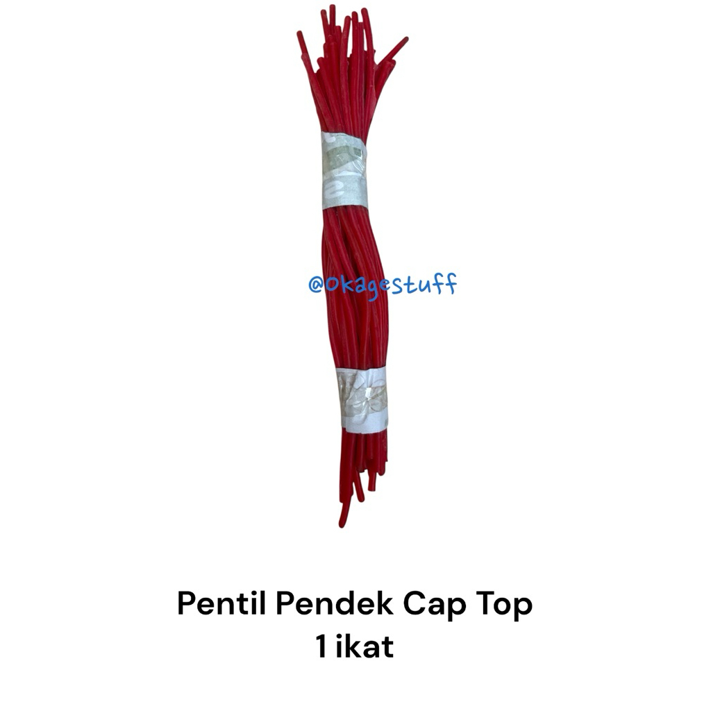 (1 ikat) Karet Pentil Sepeda Tebal Pendek /Karet Ketapel/ Karet Umpan Pancing