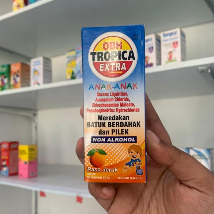 OBH TROPICA EXTRA ANAK 60 ML JERUK