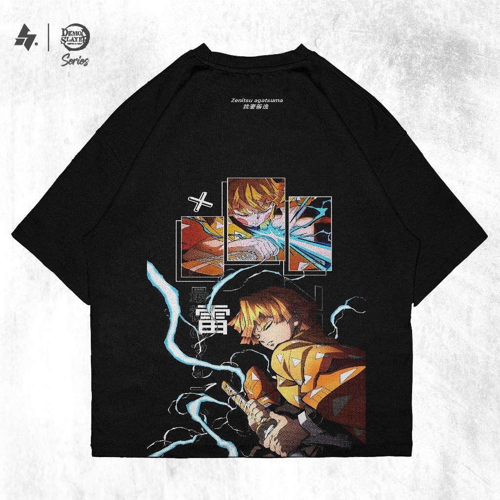 T-SHIRT OVERSIZE | KAOS OVERSIZE | KAOS ANIME DEMON SLAYER
