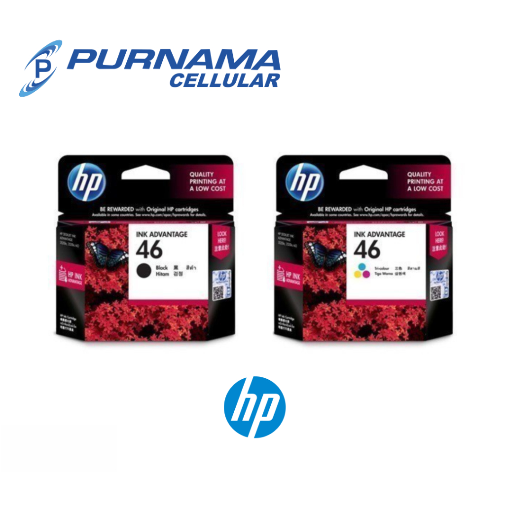 Cartridge HP 46 Untuk Printer HP DeskJet Advantage 2020hc / 2029 / 2520hc AiO / 2529 / 4729 - Isi 26