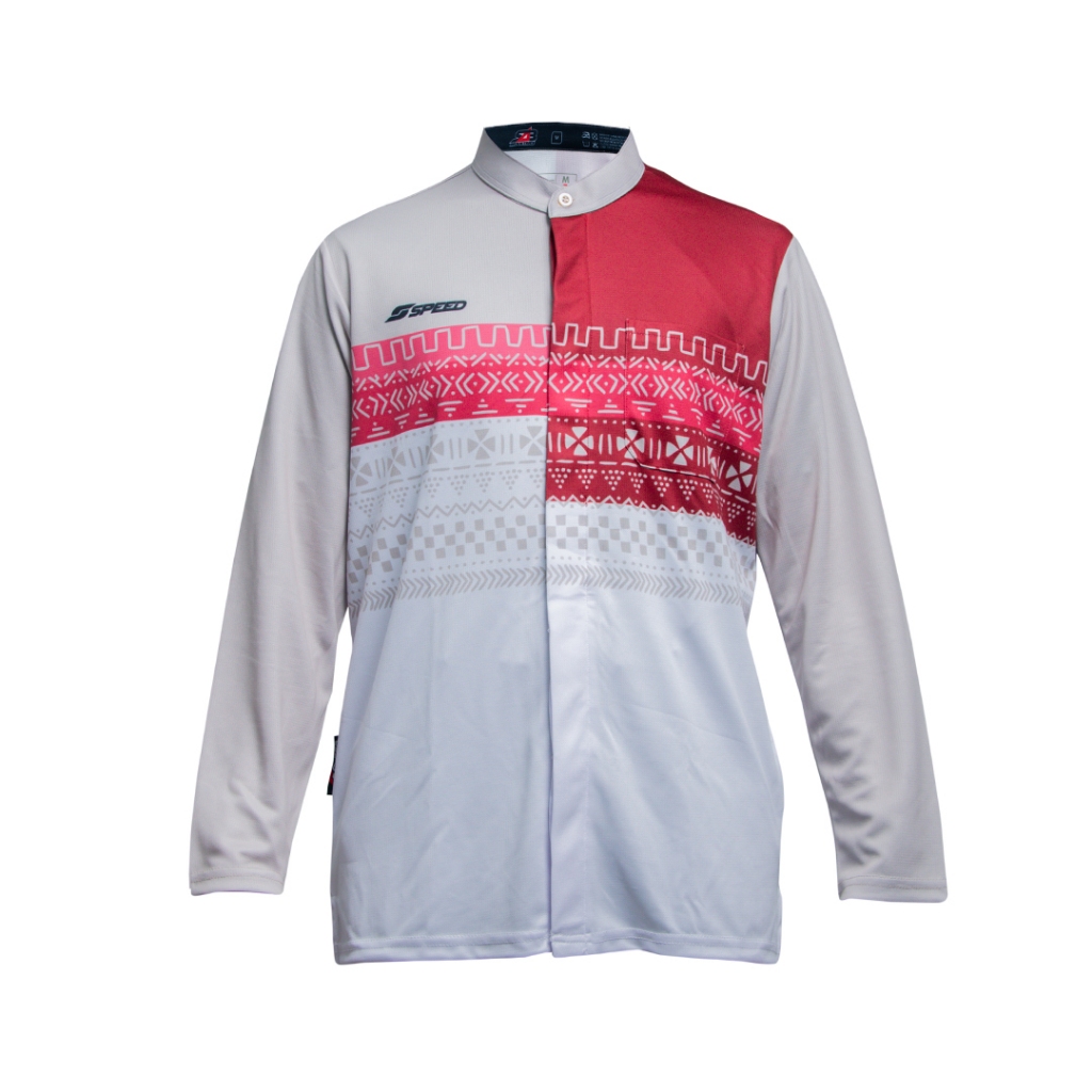 SPEED JERSEY - Baju Koko Pria - Saffar
