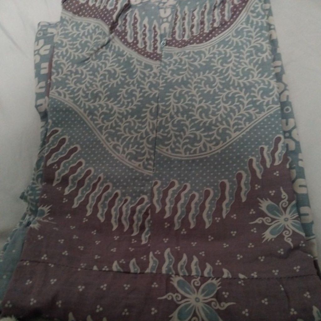 (PL.byfufu) batik ungu kerja wanita