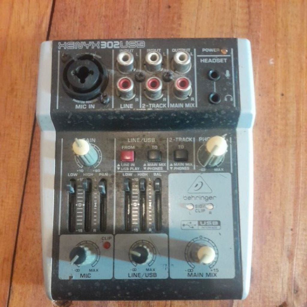behringer xenyx 302 usb jual second normal