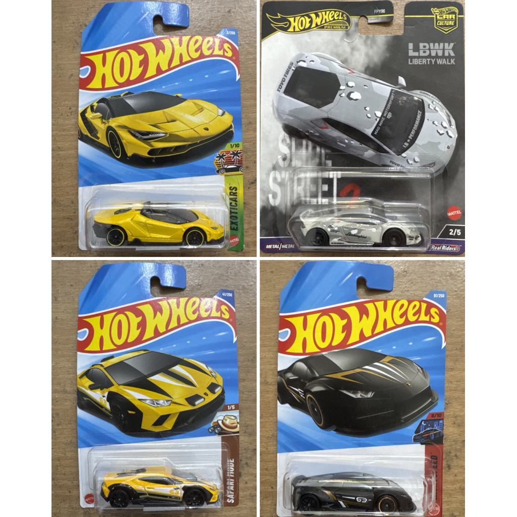 HOTWHEELS LAMBORGHINI SERIES (REGULER & PREMIUM)