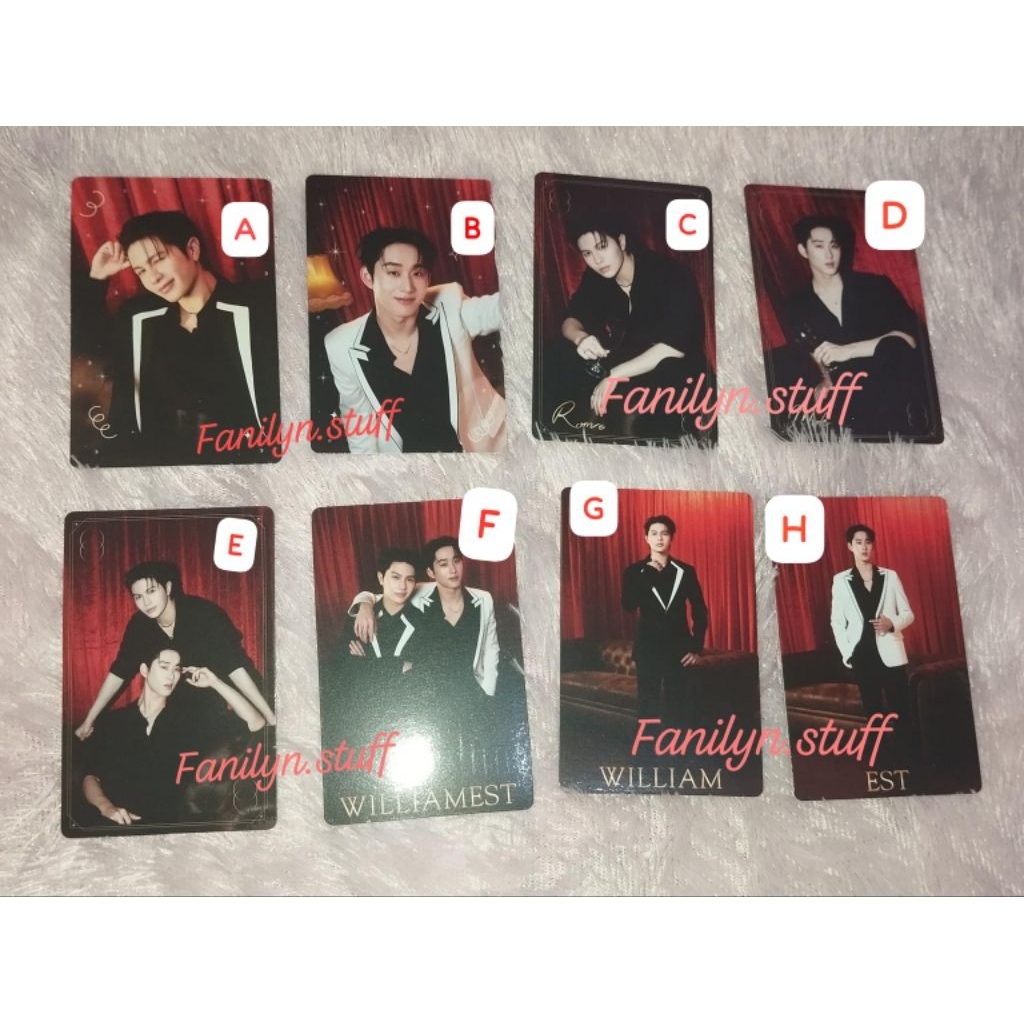 [BACA DESK CC WILLIAMEST Me and thee last party official photocard gmmtv