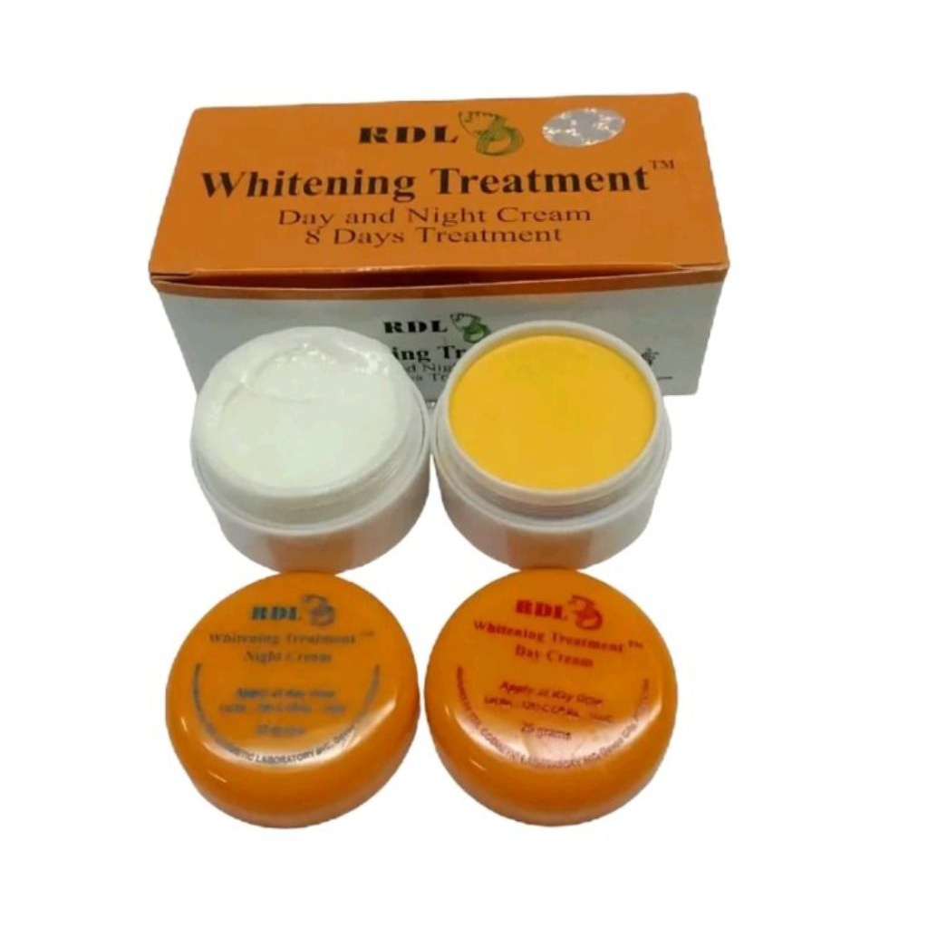 Krim Pemutih Wajah RDL Day & Night - Mencerahkan, Membuat Segar, Membantu Regenerasi Kulit