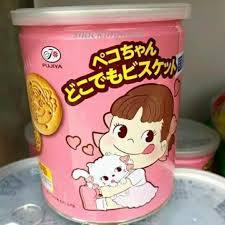 [SDW] pekanbaru/90g Fujiya Biscuit Peko Chan Kaleng Biskuit Jepang