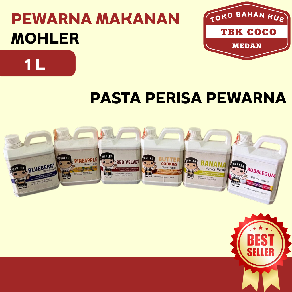 MOHLER Pasta Perisa Perwarna Makanan 1L