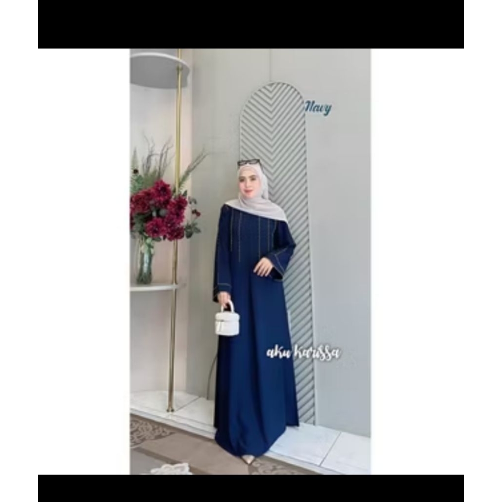 aku karissa Lisna abaya dress -Lisna abaya dress aku karissa -gamis aku karissa