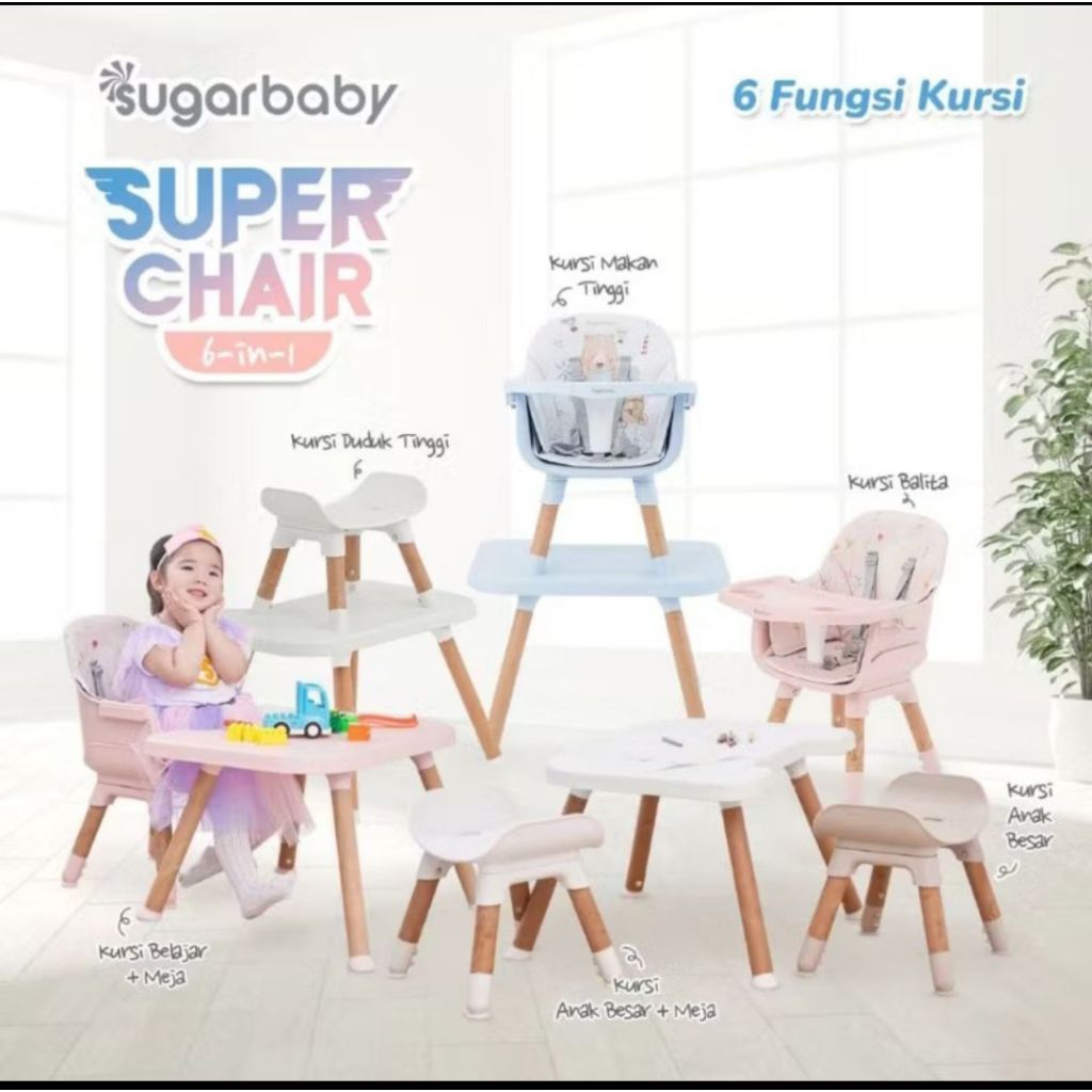 sugar baby super chair 6in1