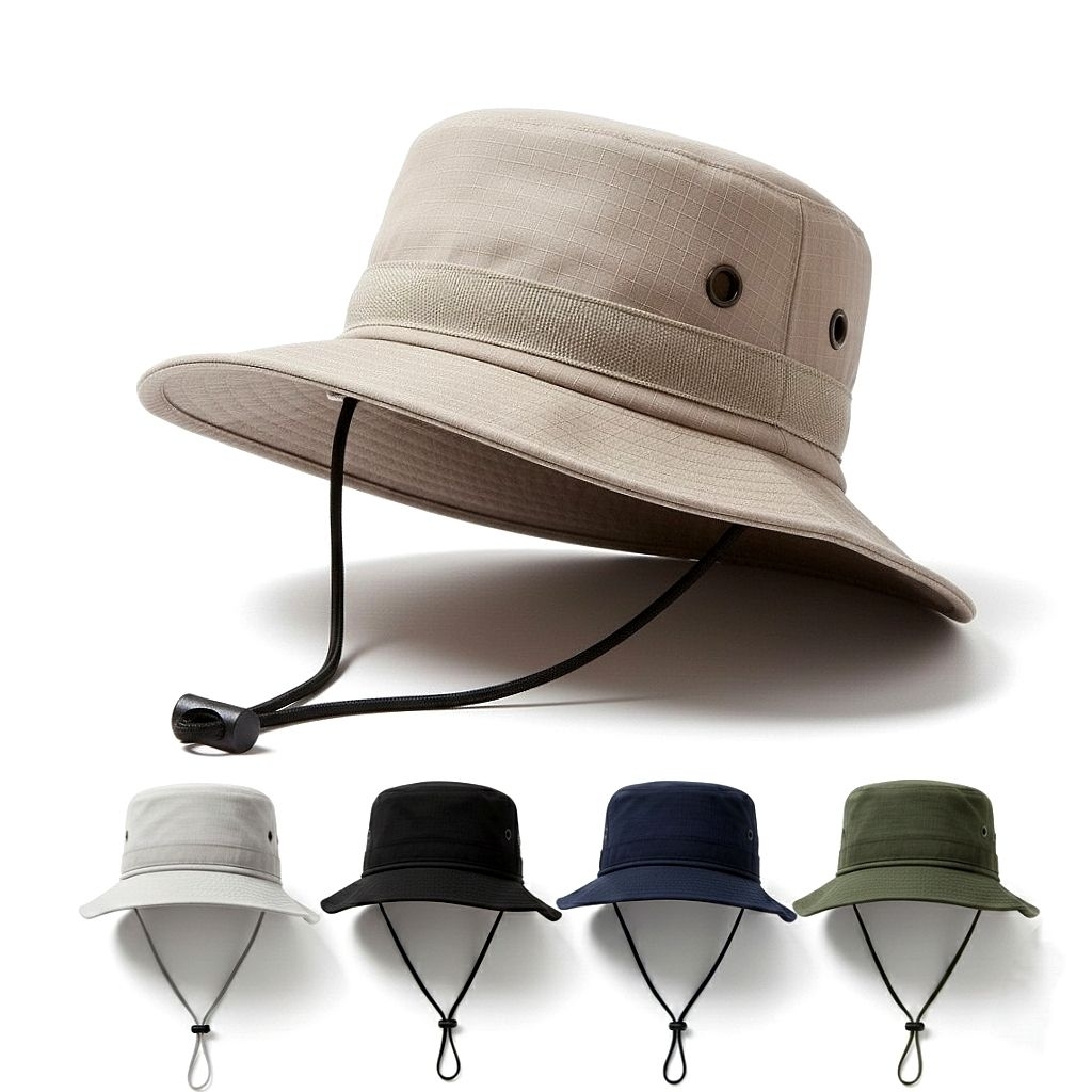 Topi Rimba/Topi Camping Hiking/Topi Mancing/Topi Bucket Pria Wanita bisa Cod