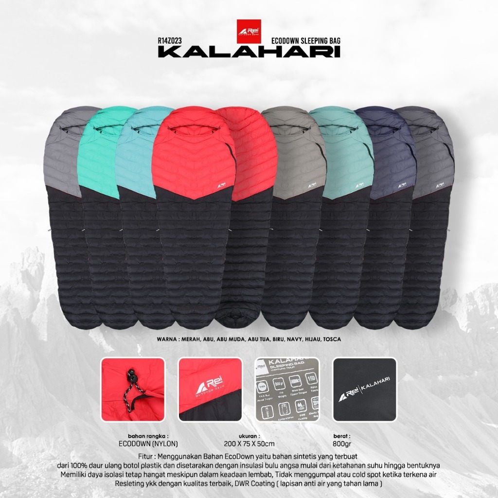 Sleeping Bag Ecodown Kalahari Arei Outdoorgear