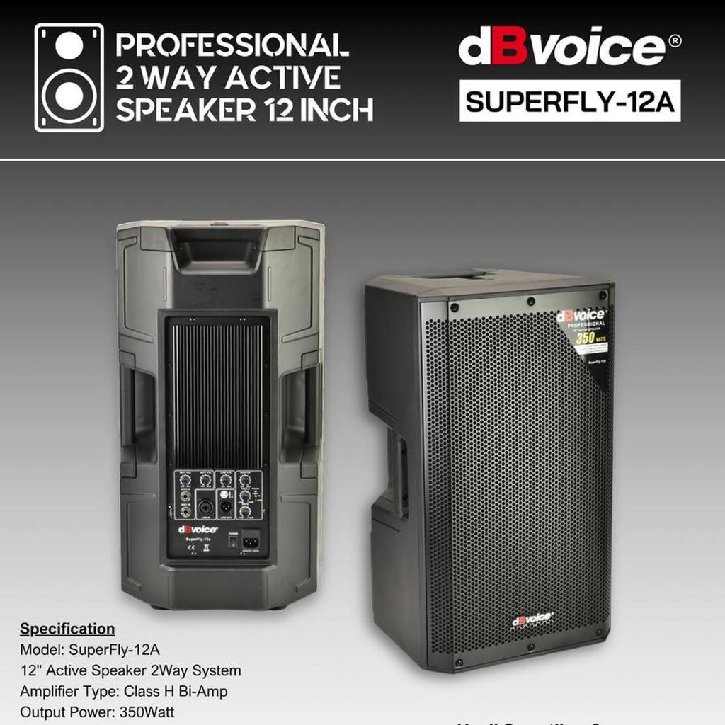 Speaker Aktif dBvoice SUPERFLY 12A Original Active 12 inch dB Voice Superfly 12 A | MELODY CLASSIC
