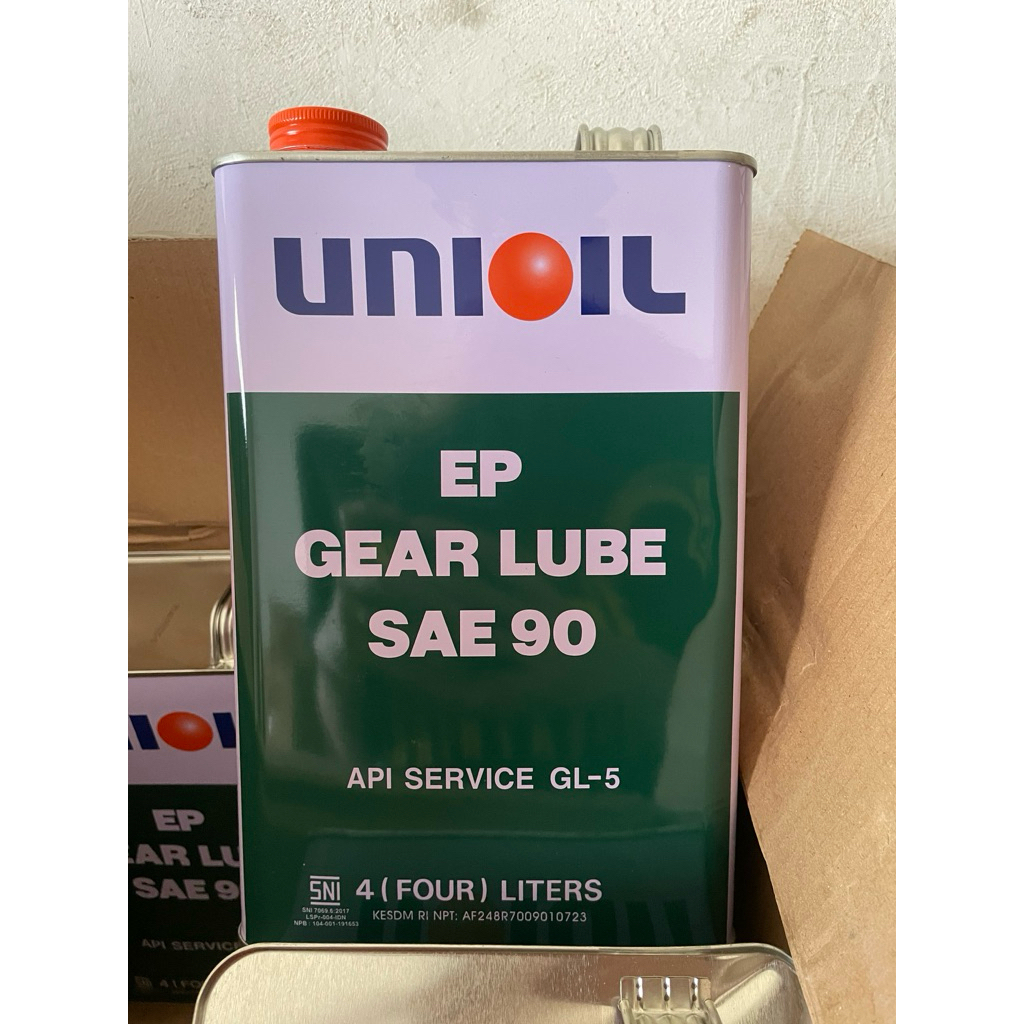 Oli Gardan Unioil SAE 90 GL-5 | 4 Liter