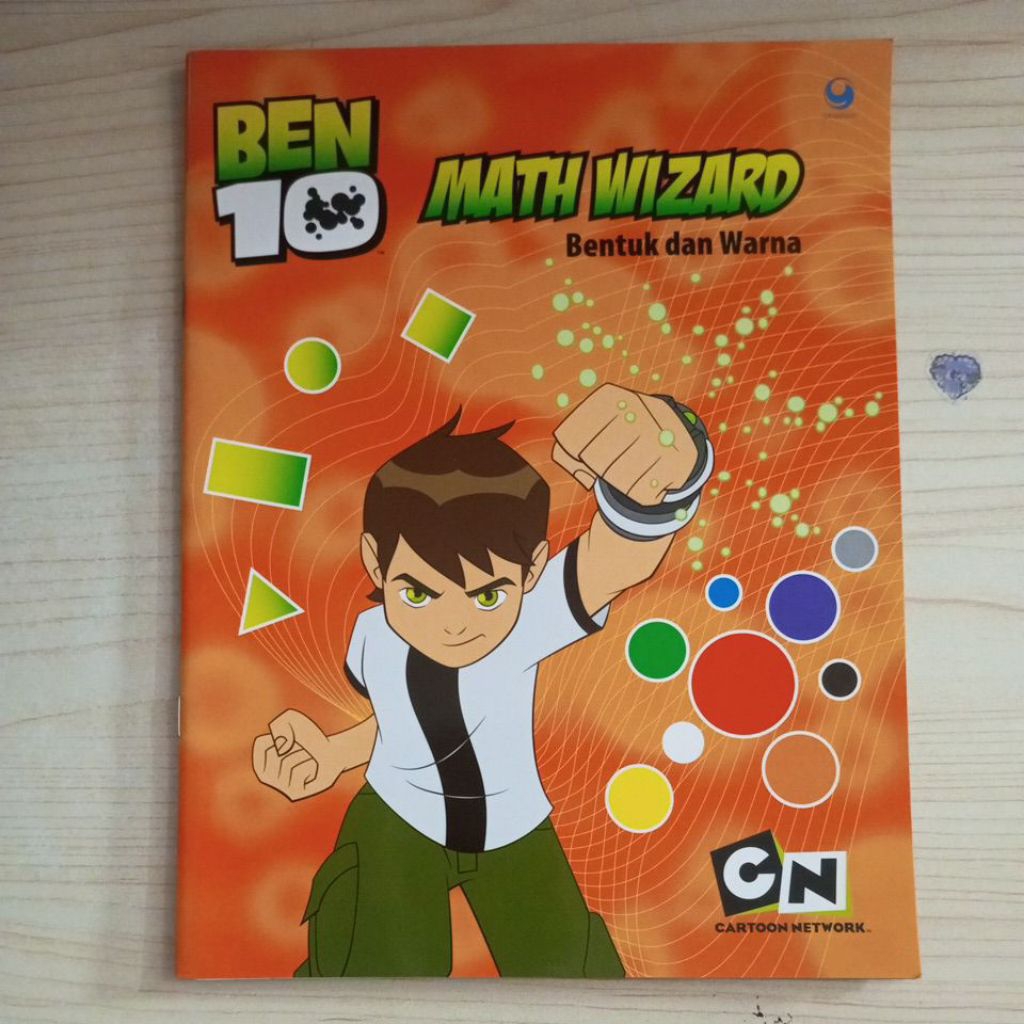 BUKU BEN 10 MATH WIZARD BENTUK DAN WARNA