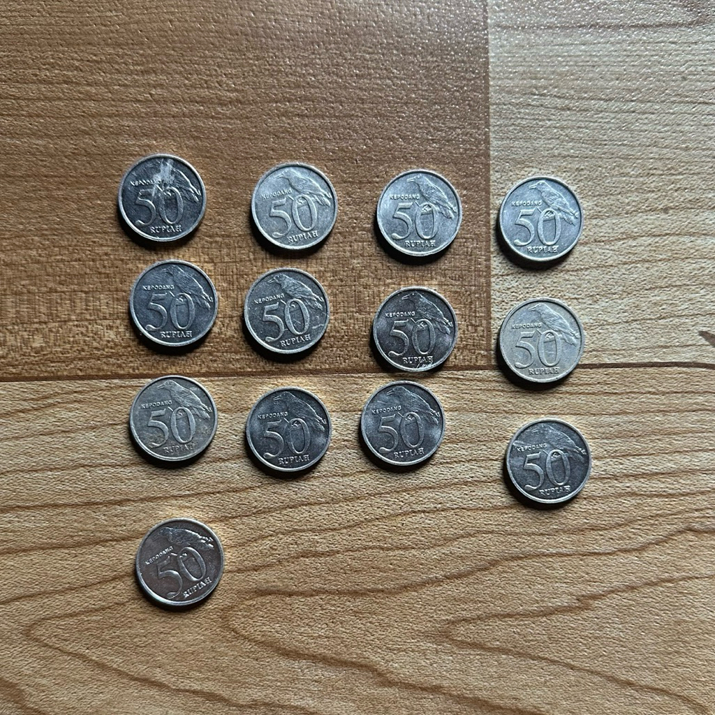 Koin 50 Rupiah Kepodang Tahun 1999 & 2002