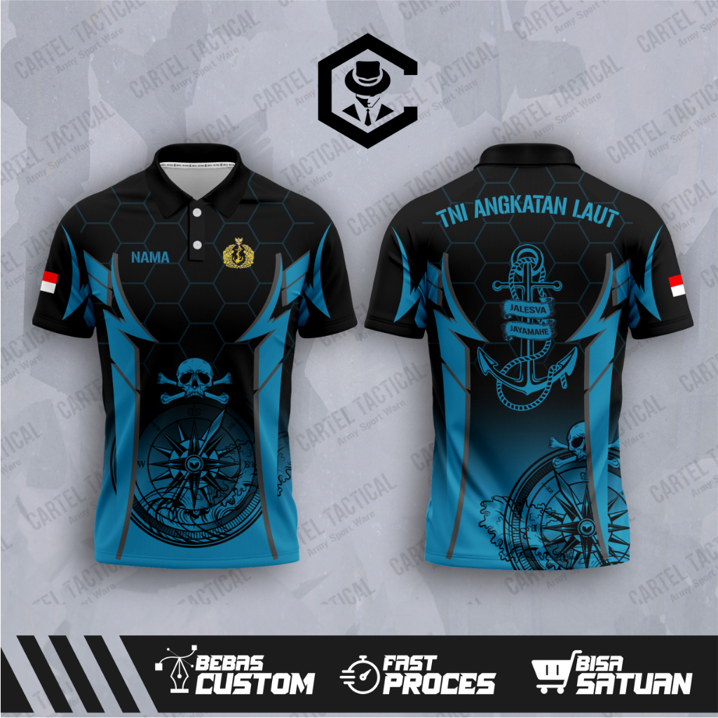 JERSEY TNI AL JANGKAR KOMANDO FULL PRINTING (CT0152)