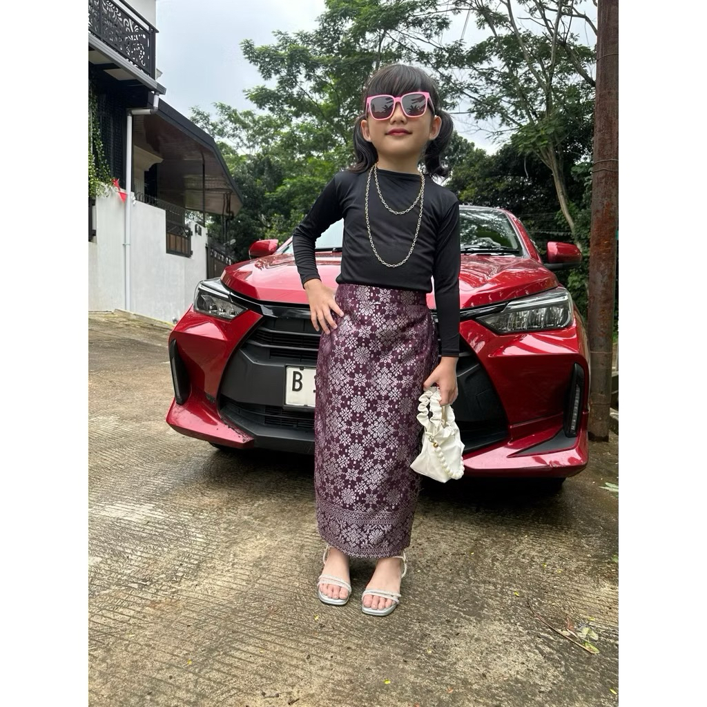 Rok Songket Anak Anak Pesta