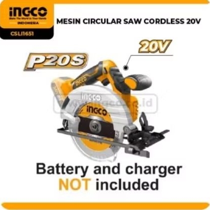 MESIN CIRCULAR SAW CORDLESS 20V CSLI1651