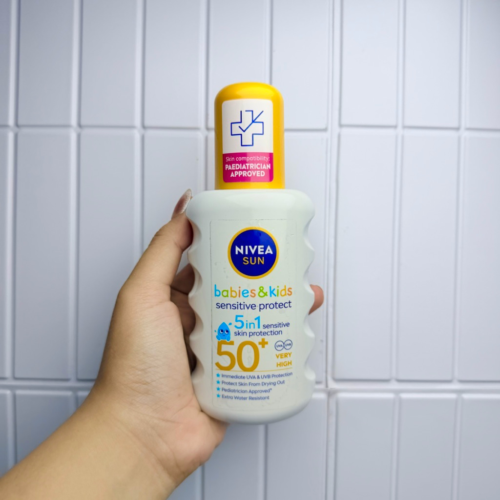 NIVEA KIDS SUNSCREEN ANAK KULIT SENSITIF PHYSICAL PERLINDUNGAN UB SUNBLOK
