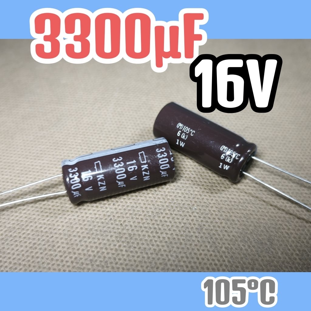 Kapasitor capasitor elko elco 16v 3300uf 16v 3300 uf 16 v 16volt 3300uF ORIGINAL