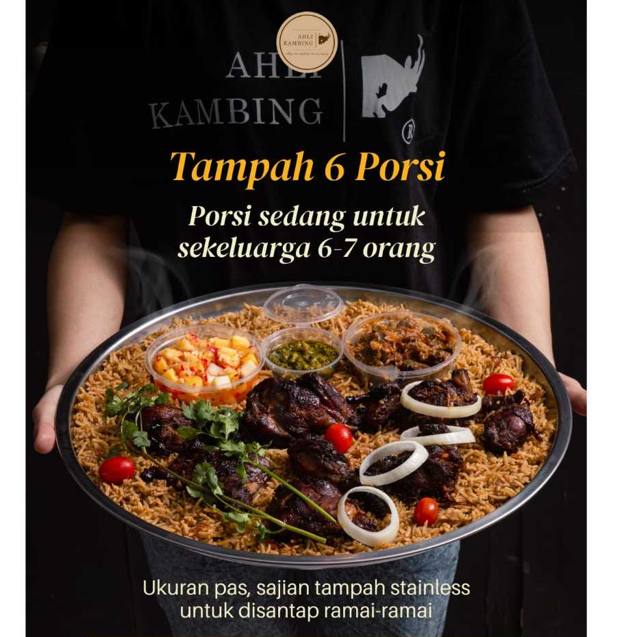 Hampers Nasi Kebuli/Mandhi Tampah 6 Porsi.