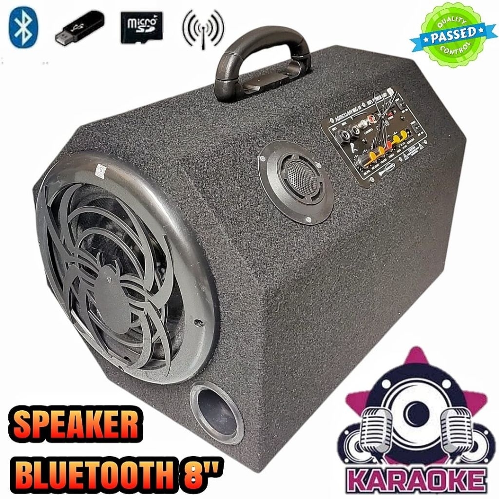 Speaker Aktif Bluetooth 8 Inch Karaoke Super Bass AC DC