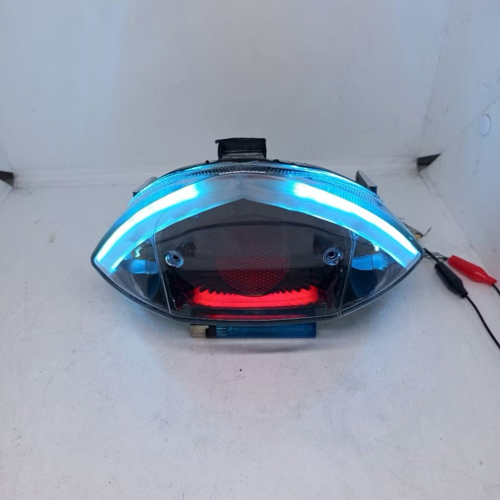 CUSTOM LAMPU STOP JUPITER MX 135 LAMA MX OLD PLUS ALIS RUNING