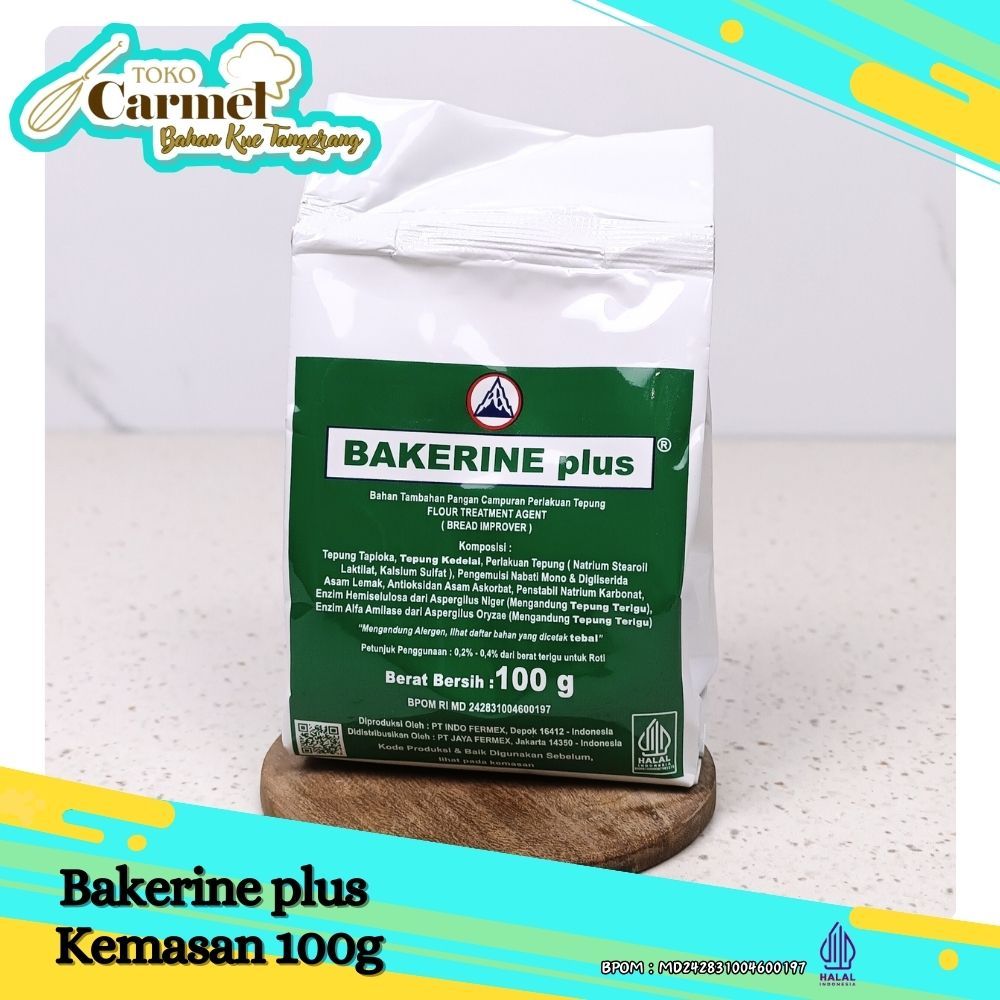 Bread Improver BAKERINE PLUS 100gr - Pelembut Donat Roti