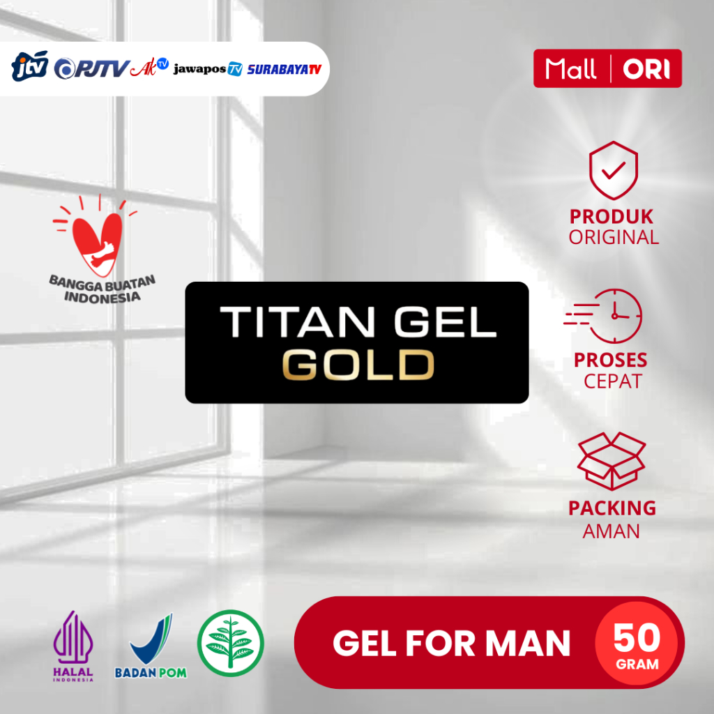 GEL TITAN- Gold 100% Asli Kebersihan Area Pria