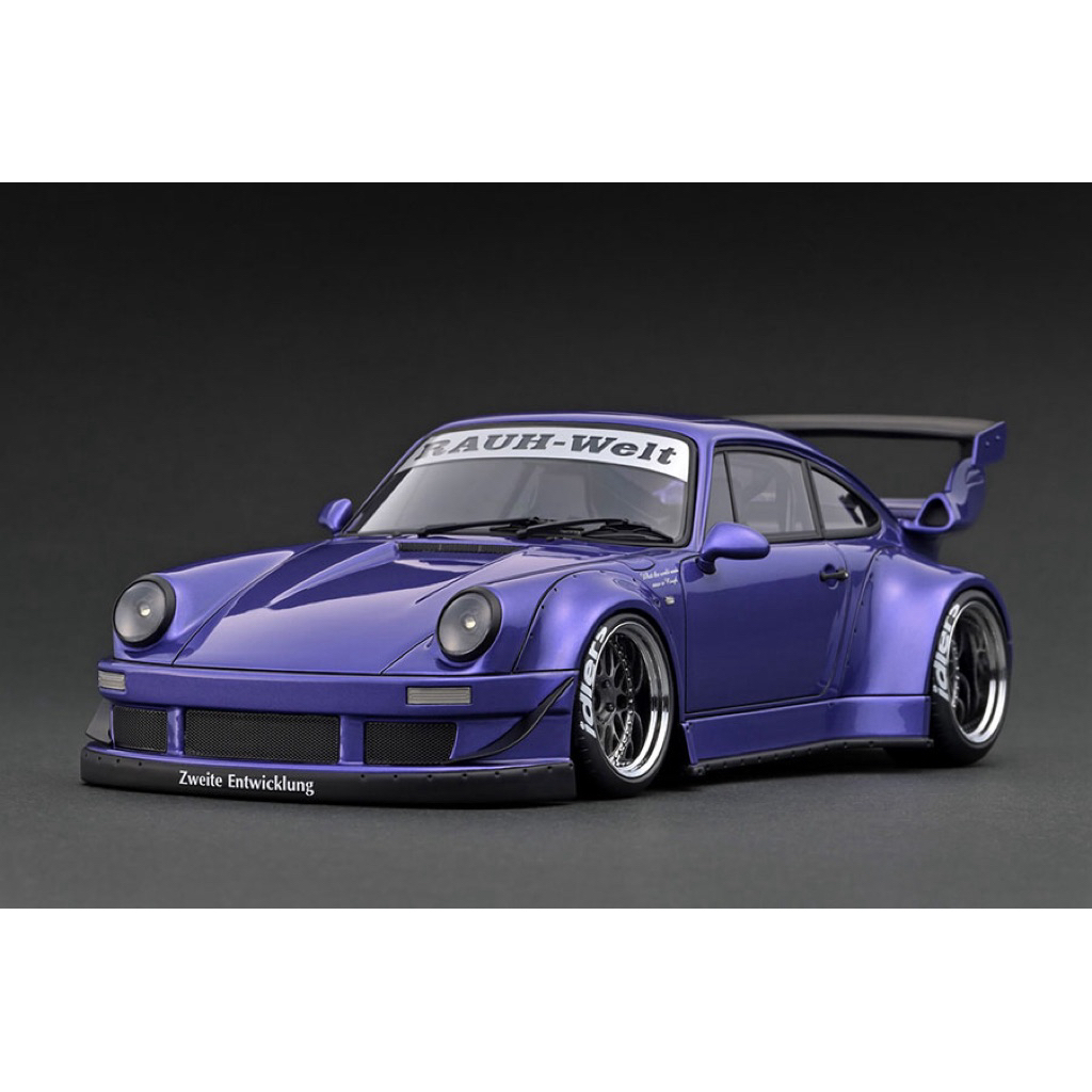 IGNITION MODEL 3619 SCALE 1:18 PORSCHE 930 RWB PURPLE