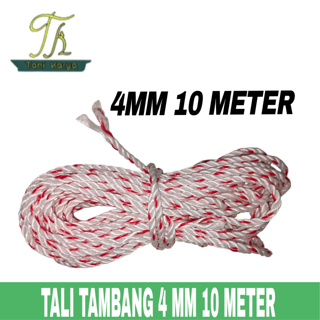 TALI TAMBANG 4 MM 10 METER / TALI NYLON