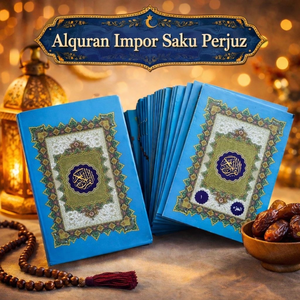 Al-Qur'an Mujazza Saku Perjuz impor / AlQuran Perjuz Non Terjemah /Al Qur'an saku import perjuz
