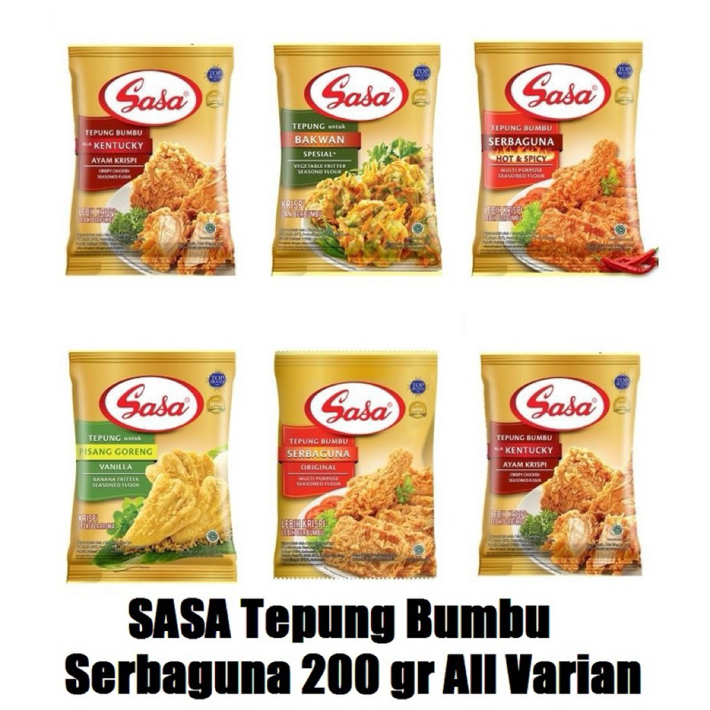 Sasa Tepung Serbaguna / Sasa Tepung Pisang Goreng / Sasa Tepung Bakwan Sasa / Tepung Bumbu Ayam