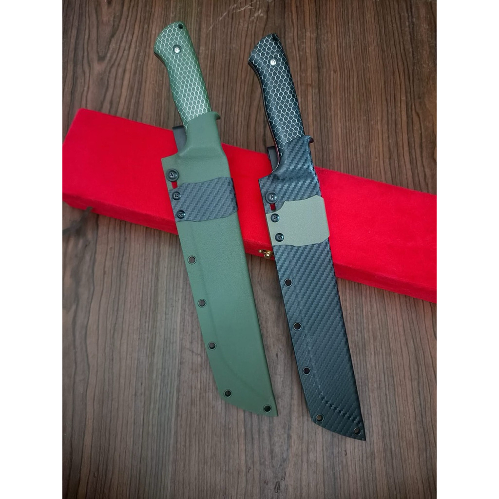 MODERN STYLE KYDEX BOHLER K110 HONEYCOMD 25cm (free ukir nama)