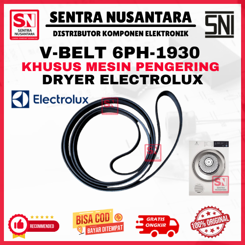 KARET MESIN PENGERING 6PH-1930 ELECTROLUX ORIGINAL| BELTING DRYER ELECTROLUX 6PH 1930 ASLI | VANBELT